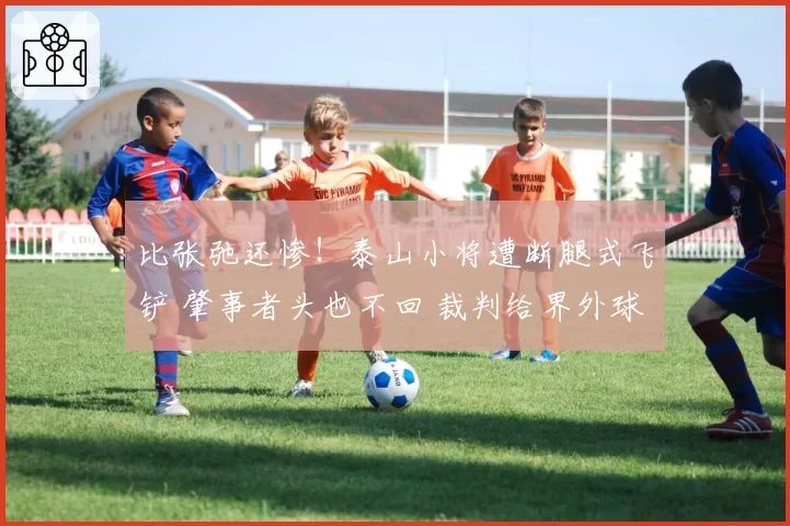 比张弛还惨！泰山小将遭断腿式飞铲 肇事者头也不回 裁判给界外球