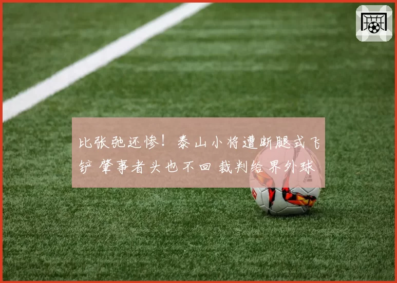 比张弛还惨！泰山小将遭断腿式飞铲 肇事者头也不回 裁判给界外球